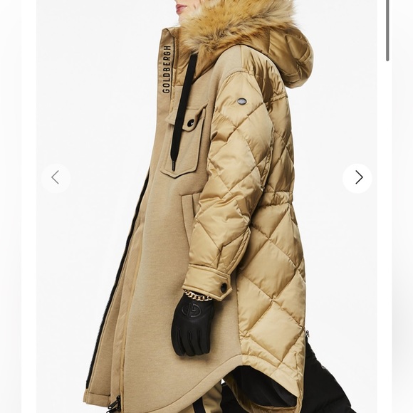 NWOT 
GOLDBERGH Cover Faux Fur Jacket in Desert
Goldbergh
Color:Desert
Size 12 - Picture 6 of 16